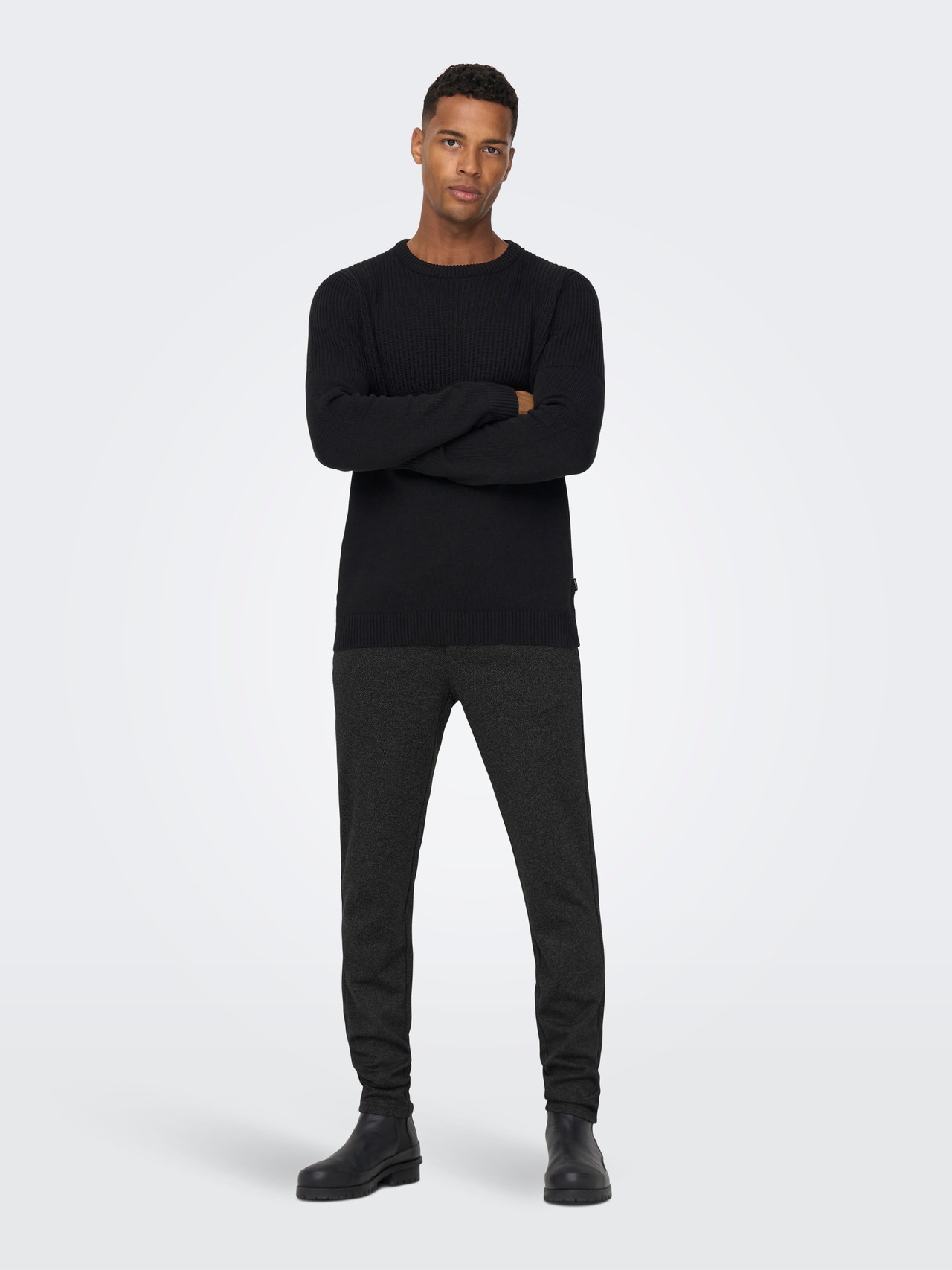 ONLY & SONS Chinos Tapered Fit -Black - 22023496