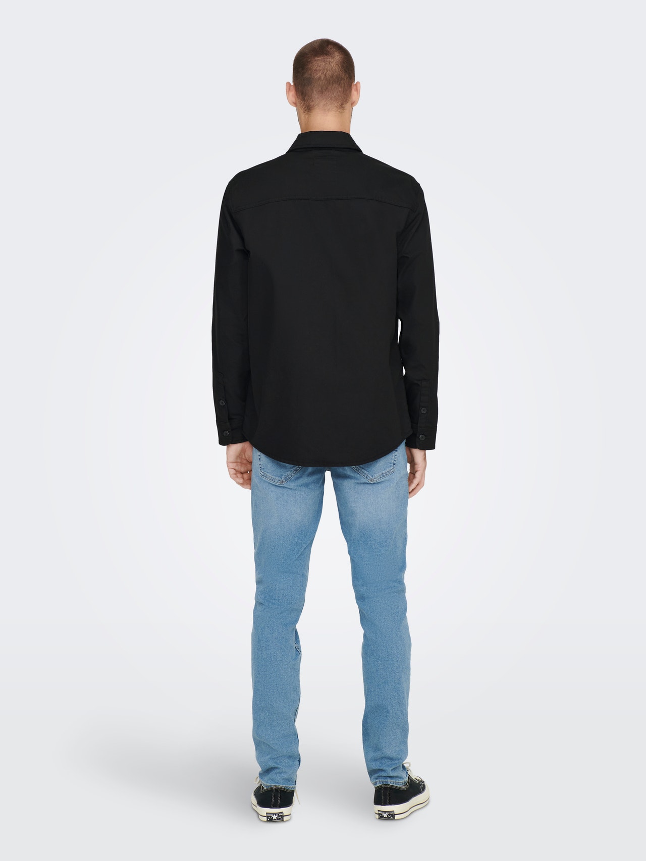 ONLY & SONS Loose fitted shirt -Black - 22023597