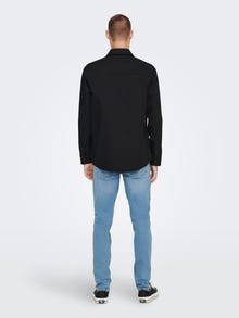 ONLY & SONS Loose fitted shirt -Black - 22023597