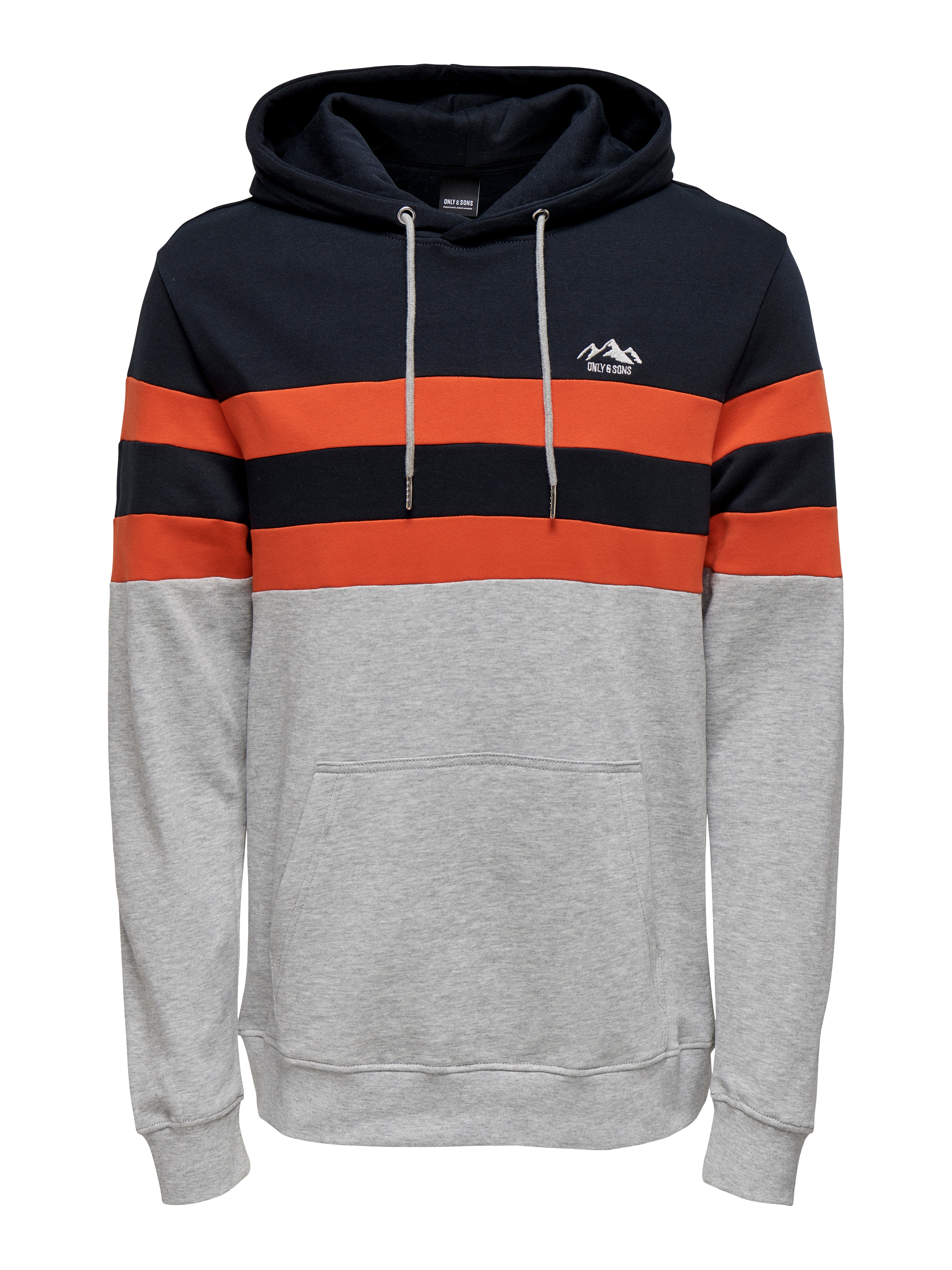 Regular Fit Hoodie Sweatshirt | Light Grey | ONLY u0026 SONS®