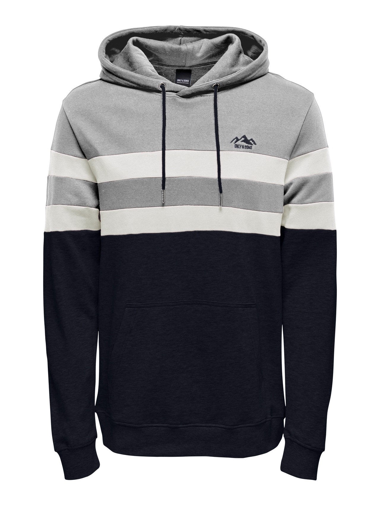 ONLY & SONS Normal passform Hoodie Sweatshirt -Dark Navy - 22023622