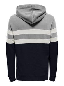 ONLY & SONS Normal geschnitten Kapuze Sweatshirt -Dark Navy - 22023622