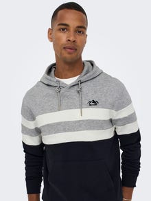 ONLY & SONS Normal geschnitten Kapuze Sweatshirt -Dark Navy - 22023622