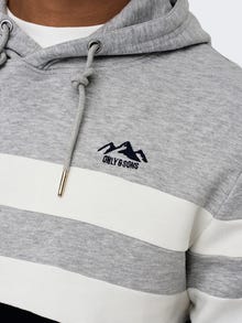 ONLY & SONS Normal passform Hoodie Sweatshirt -Dark Navy - 22023622