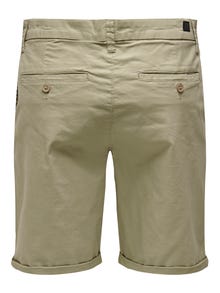 ONLY & SONS Chino shorts med normal pasform -Chinchilla - 22023742