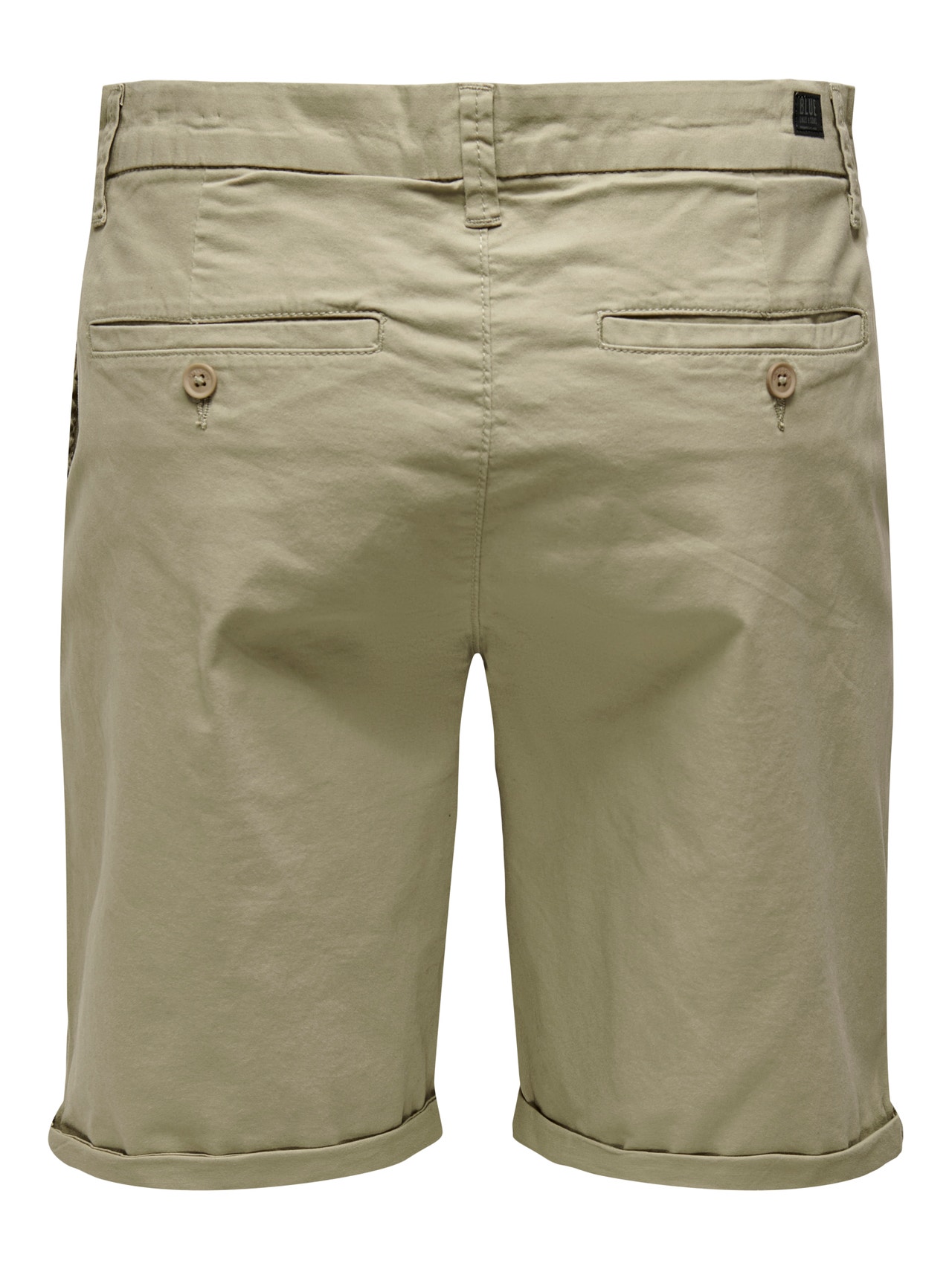 ONLY & SONS Chino shorts med normal pasform -Chinchilla - 22023742