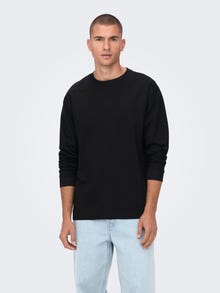 ONLY & SONS Camisetas Corte regular Cuello redondo -Black - 22023810