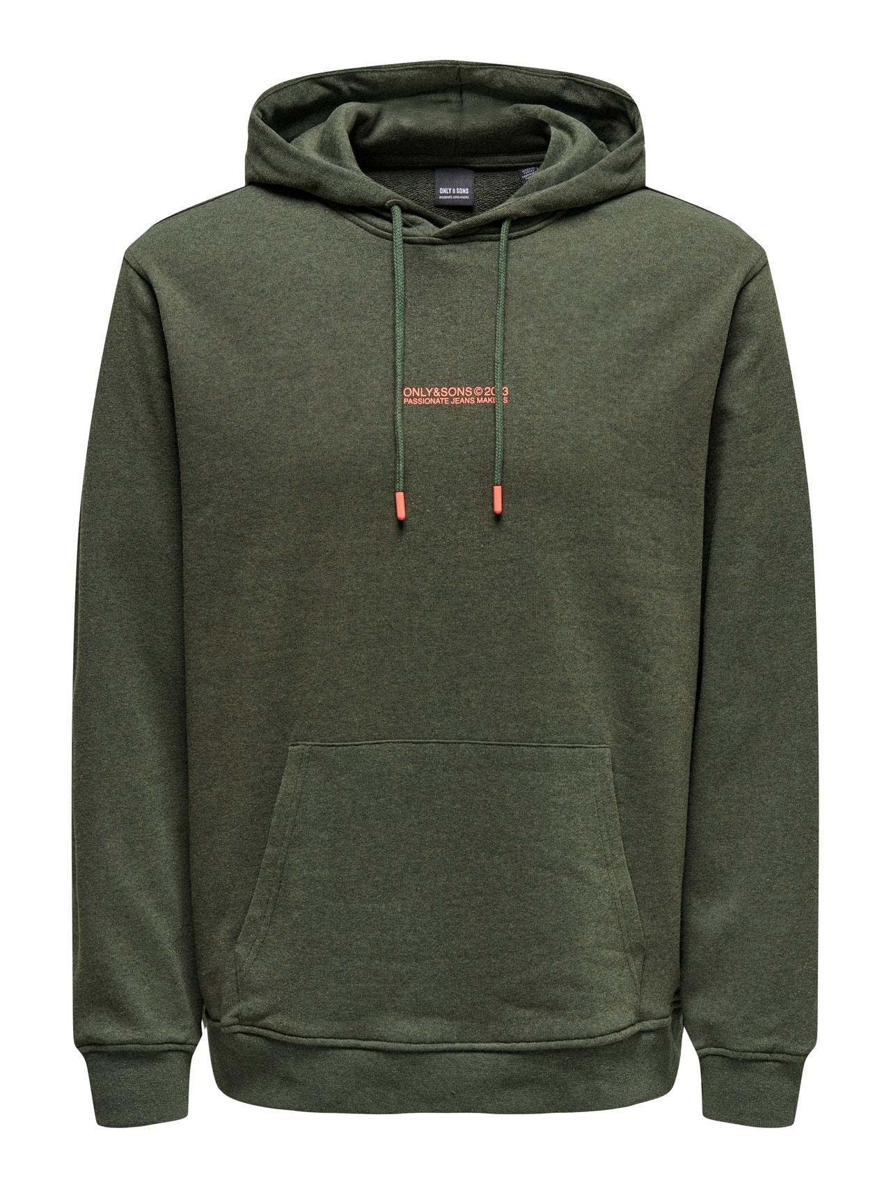 ONLY & SONS Normal geschnitten Kapuze Sweatshirt -Rosin - 22023842