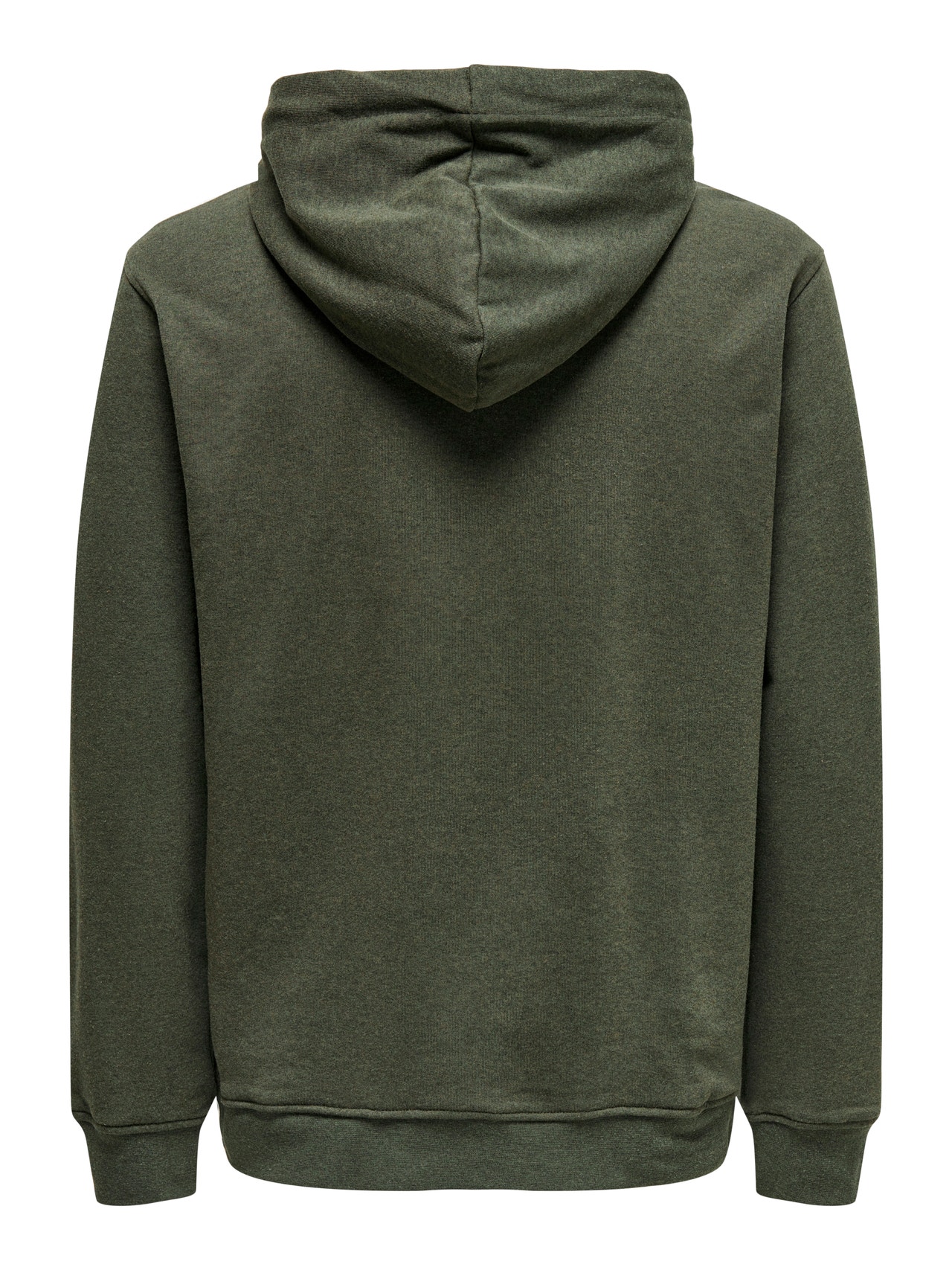 ONLY & SONS Regular fit Hoodie Sweatshirt -Rosin - 22023842