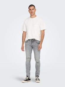 ONLY & SONS ONSWARP SKINNY 3925 DCC -Grey Denim - 22023925