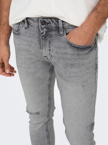 ONLY & SONS ONSWARP SKINNY 3925 DCC -Grey Denim - 22023925