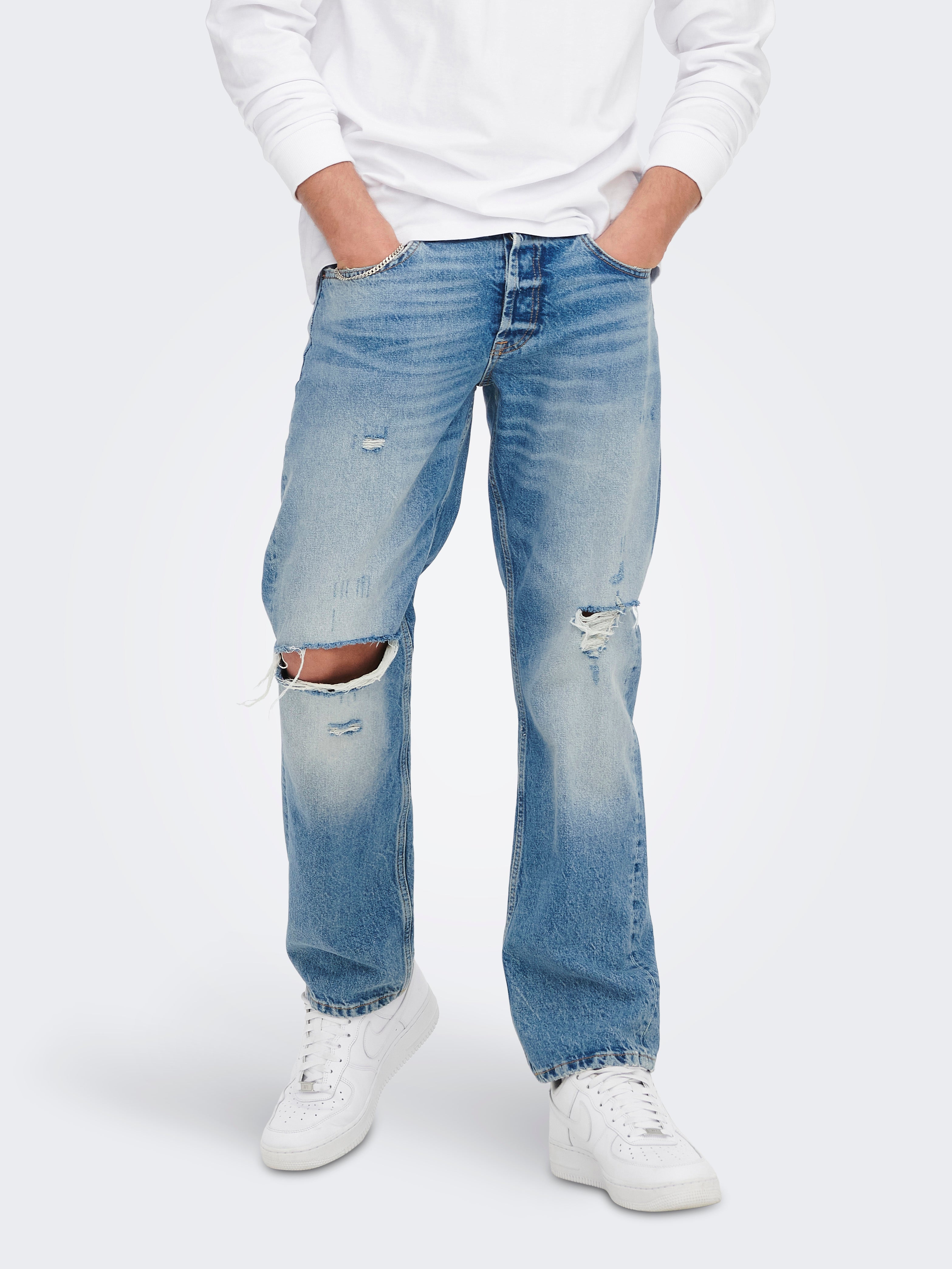 Onsedge Mid Rise Gerade Geschnitten Jeans