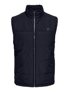 ONLY & SONS High neck Otw Gilet -Dark Navy - 22024154