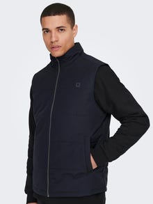 ONLY & SONS High neck Otw Gilet -Dark Navy - 22024154