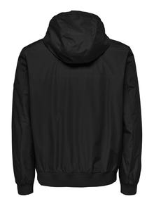 ONLY & SONS Hood with string regulation Jacket -Black - 22024155