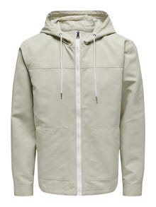 ONLY & SONS Jacket with hood -Silver Lining - 22024156