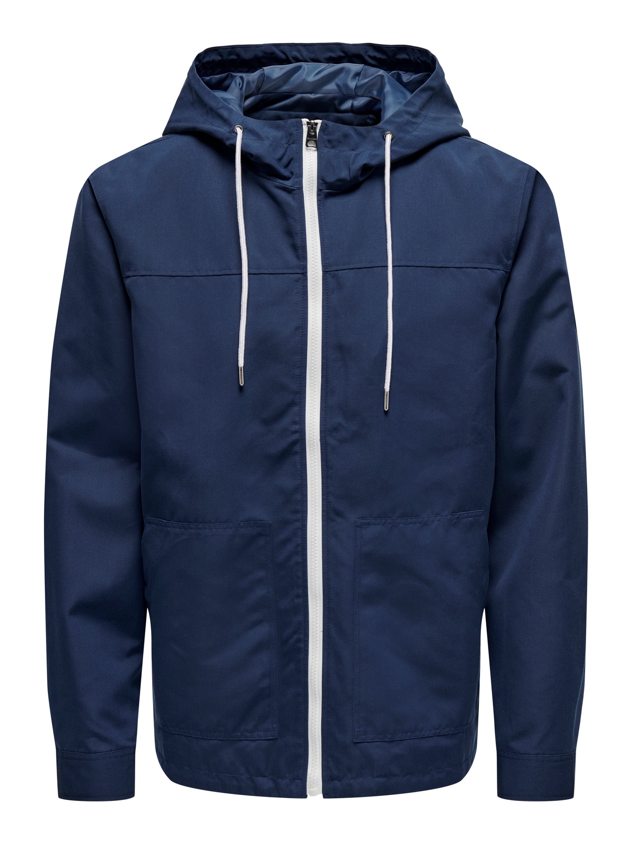 ONLY & SONS Vestes Capuche avec cordon de serrage -Insignia Blue - 22024156