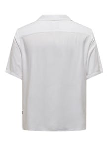 ONLY & SONS Regular Fit Resort collar Shirt -Bright White - 22024164