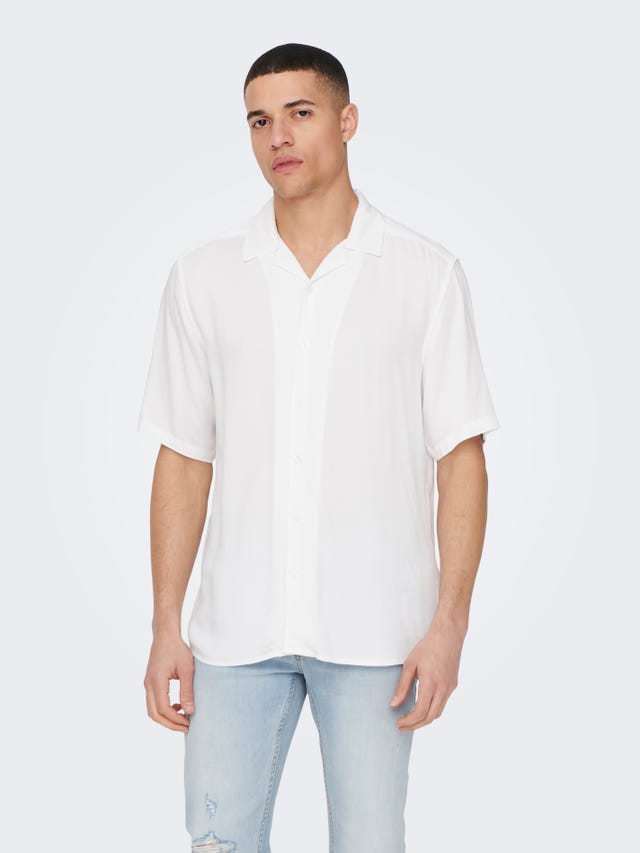 ONLY & SONS Regular Fit Resort collar Shirt - 22024164