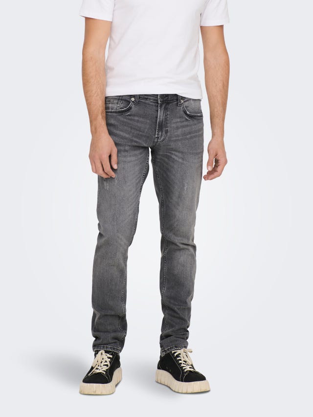 ONLY & SONS ONSWeft Regular Grey Jeans - 22024287