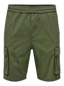 ONLY & SONS Regular fit Cargoshorts -Olive Night - 22024316