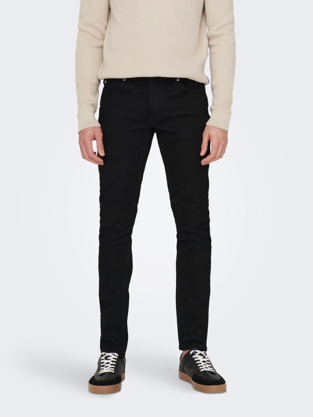 ONLY & SONS ONSLoom Slim Black Jeans - 22024324