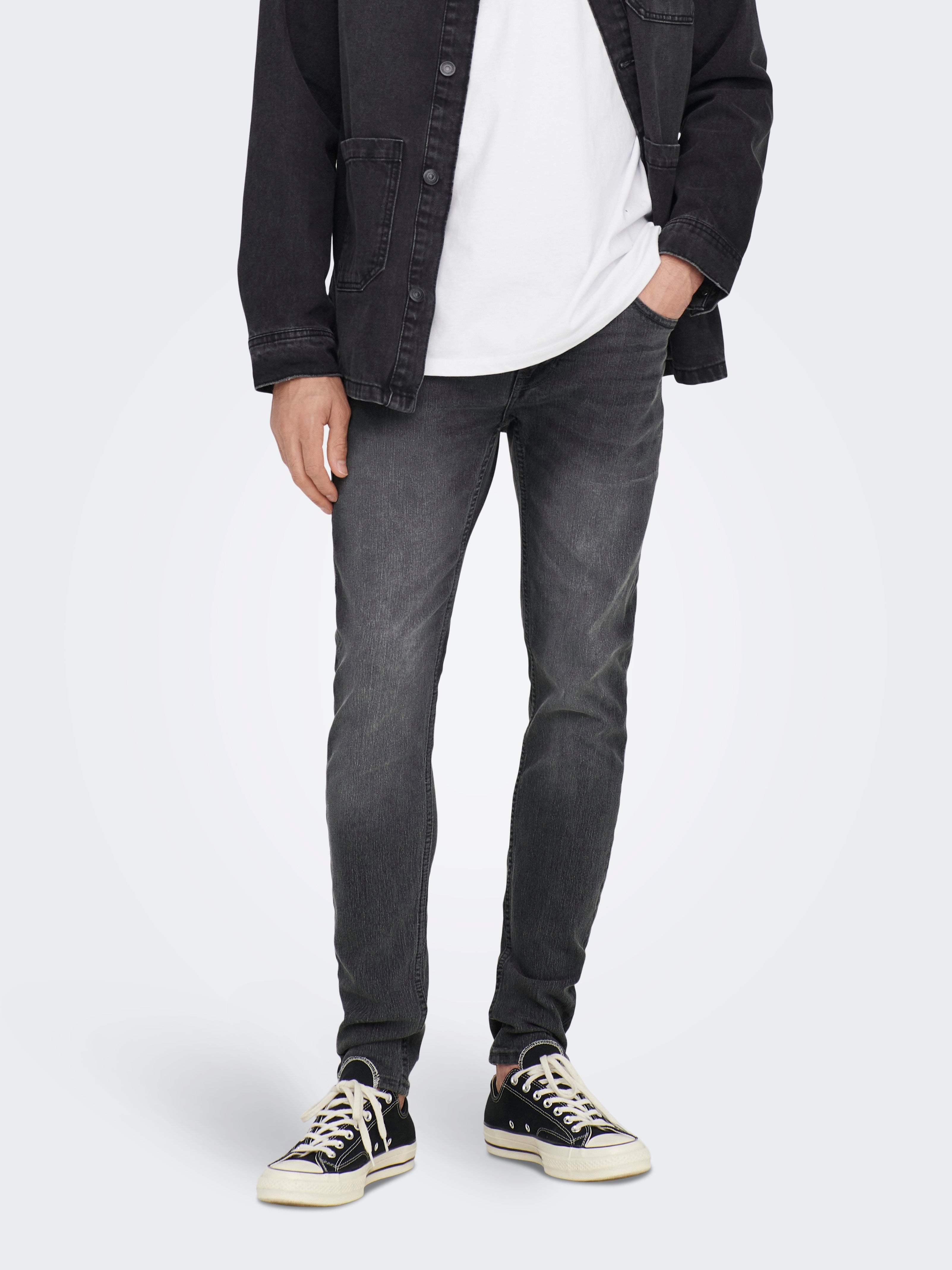 Thumbnail - Onsloom Mittlere Taille Slim Fit Jeans