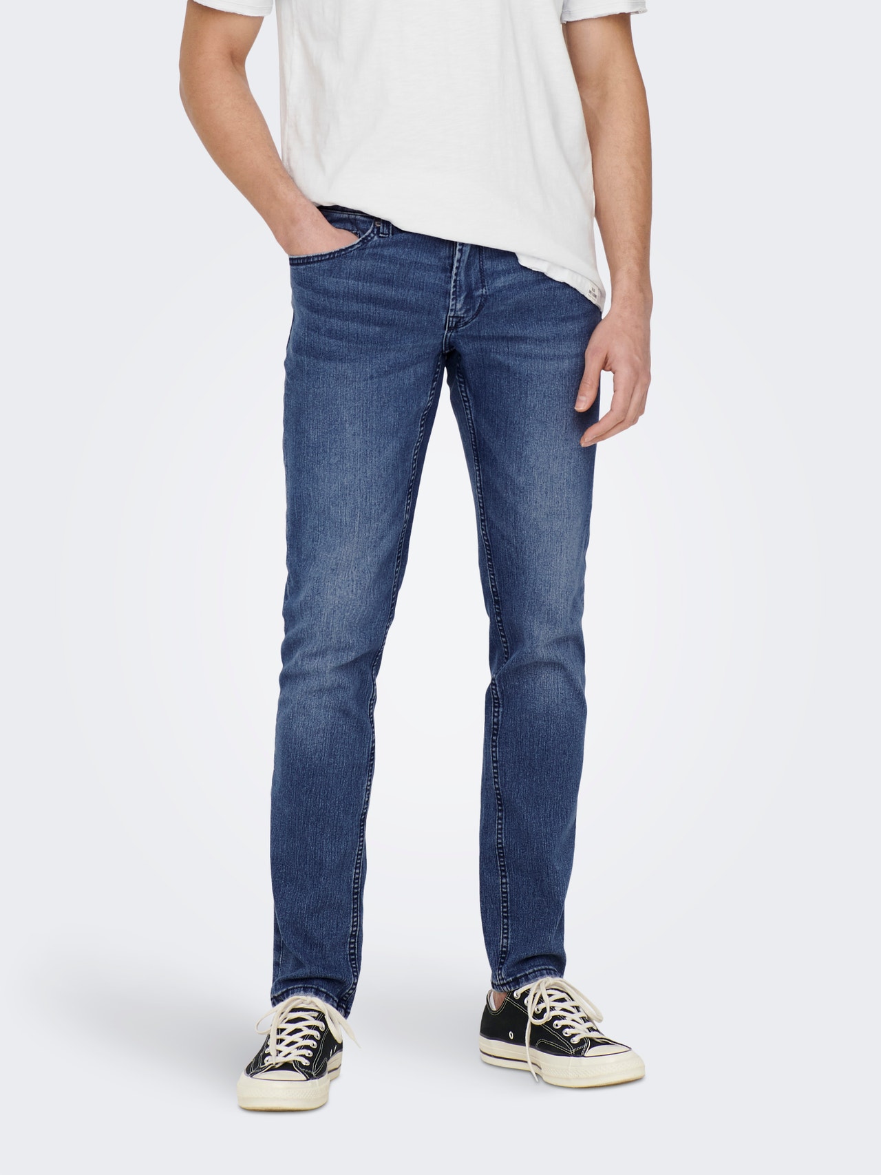 ONLY & SONS ONSLoom Medium Blue Jeans -Medium Blue Denim - 22024327