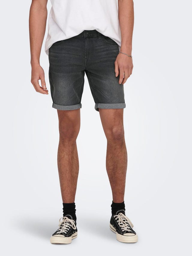 ONLY & SONS Normal geschnitten Sehr niedrige Taille Shorts - 22024329