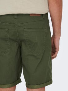 ONLY & SONS Normal geschnitten Shorts -Olive Night - 22024451