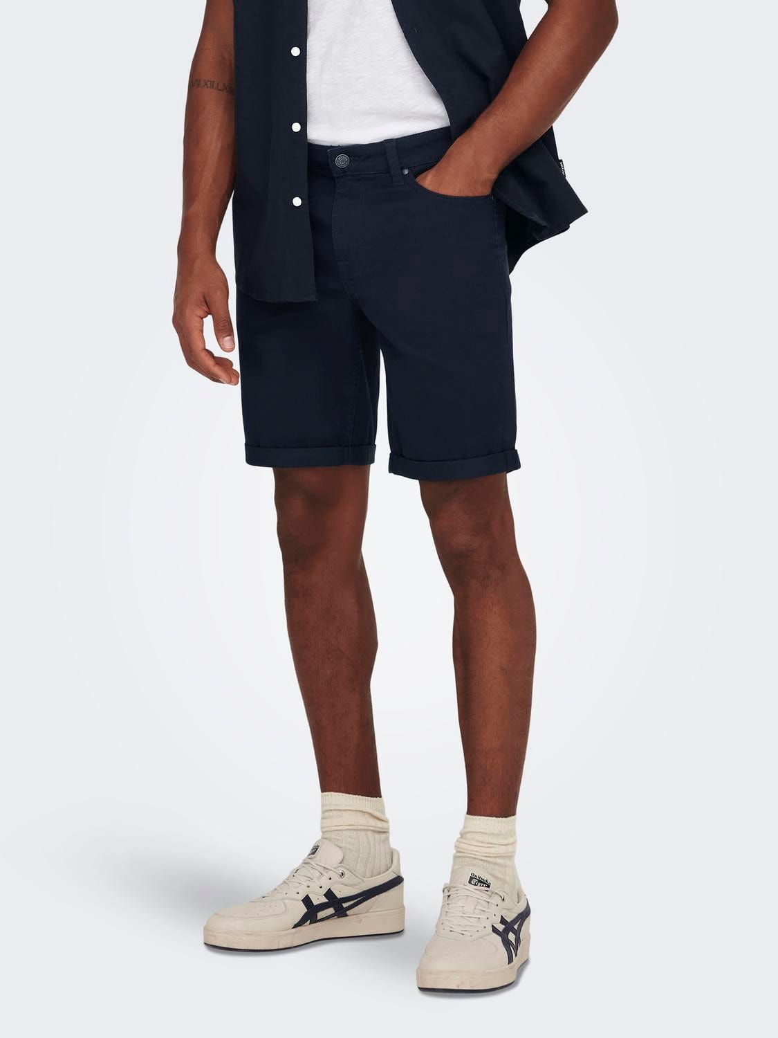 ONLY & SONS Regular Fit Shorts -Dark Navy - 22024451