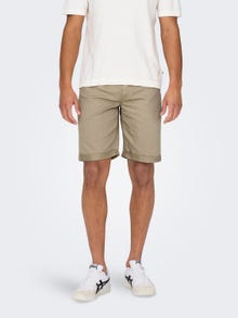 ONLY & SONS Normal geschnitten Shorts -Chinchilla - 22024451