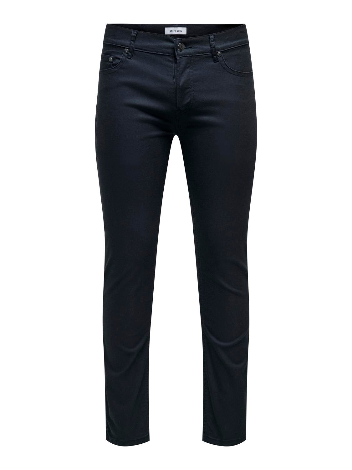 Suit trousers Skinny Fit - Dark blue - Men | H&M IN