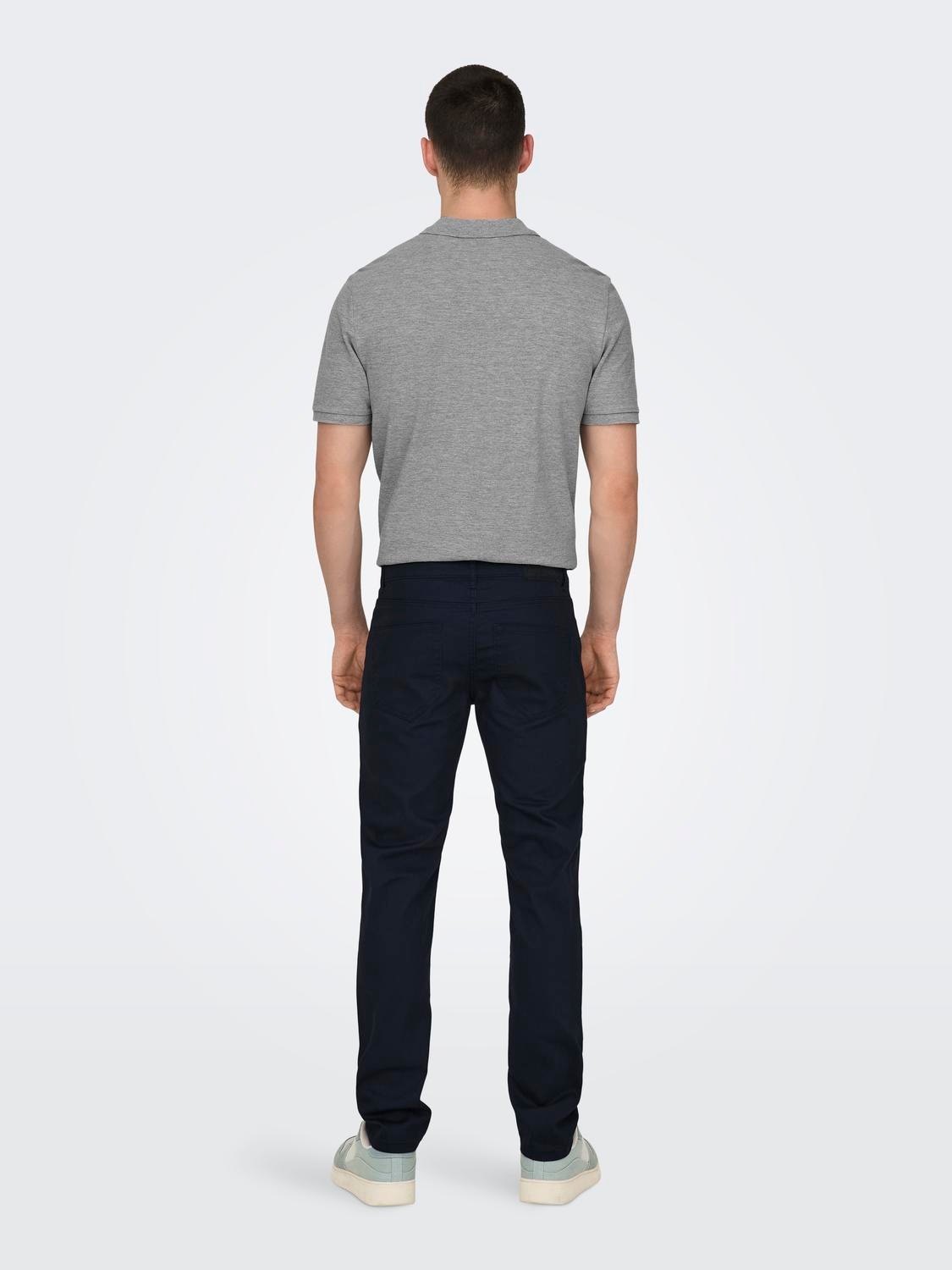 ONLY & SONS Pantalones Corte slim -Dark Navy - 22024452