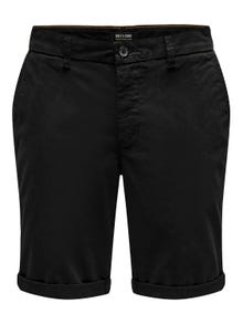 ONLY & SONS Normal geschnitten Shorts -Black - 22024481