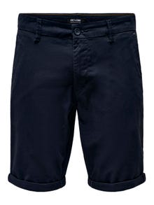 ONLY & SONS Normal geschnitten Shorts -Dark Navy - 22024481