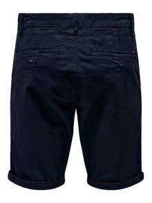 ONLY & SONS Normal geschnitten Shorts -Dark Navy - 22024481