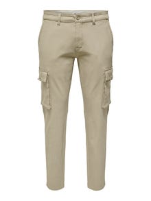 ONLY & SONS ONSNEED CARGO 4563 PANT -Chinchilla - 22024563