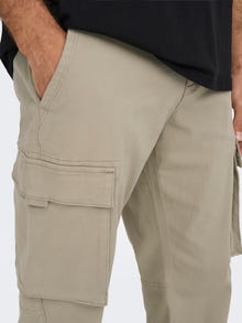 ONLY & SONS Cargo trousers -Chinchilla - 22024563