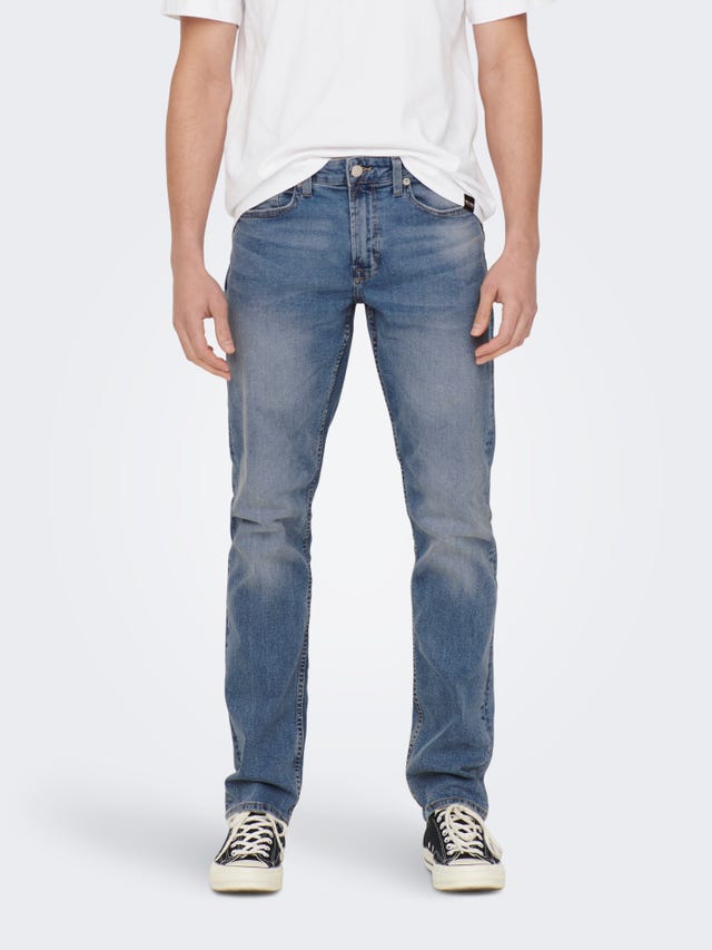 ONLY & SONS ONSWEFT L. BLUE 4590 JEANS VD - 22024590
