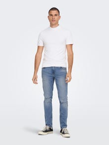 ONLY & SONS ONSLoom Blue Destroy Jeans -Light Blue Denim - 22024595