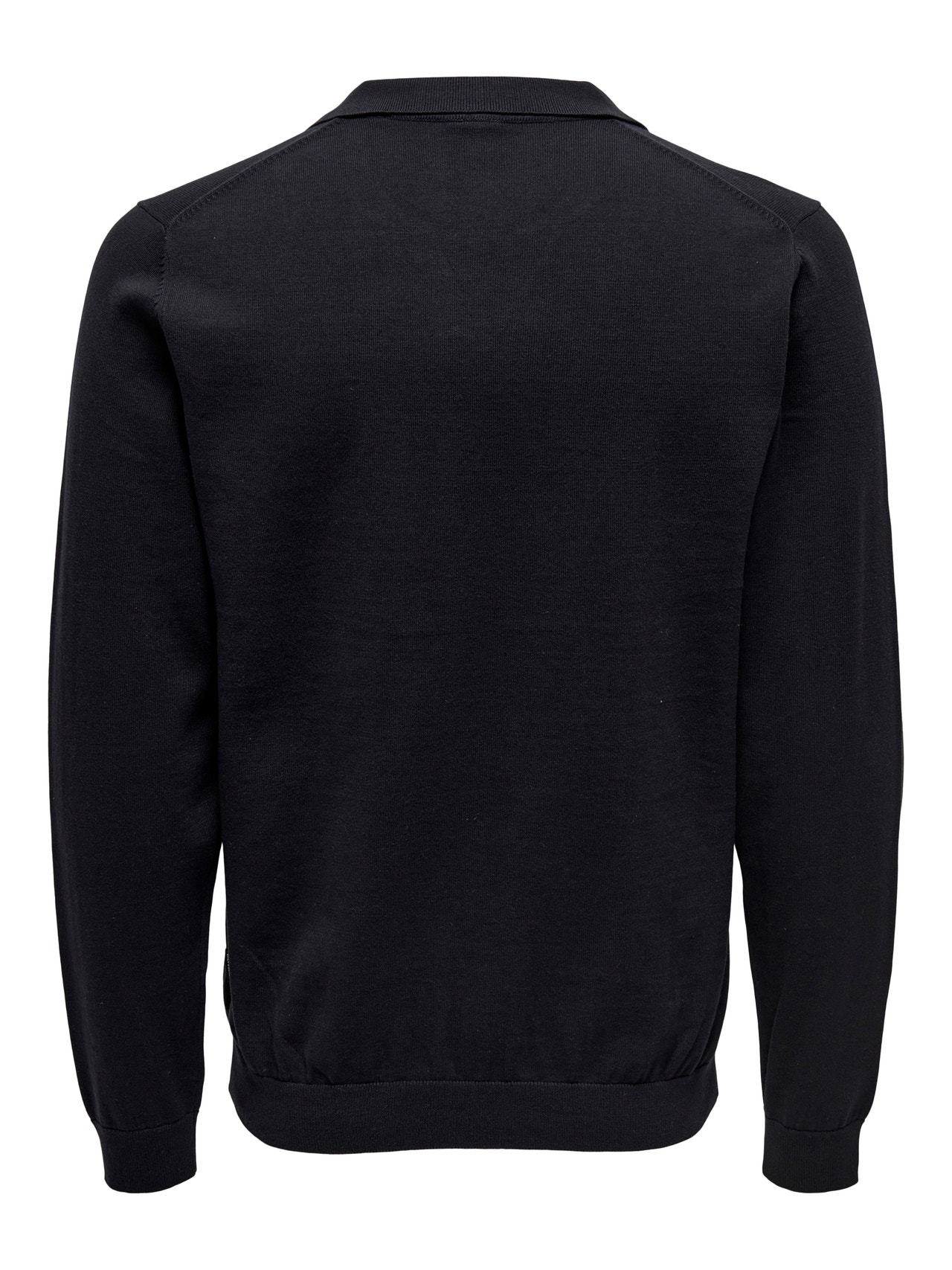 ONLY & SONS Knitted polo pullover -Dark Navy - 22024610