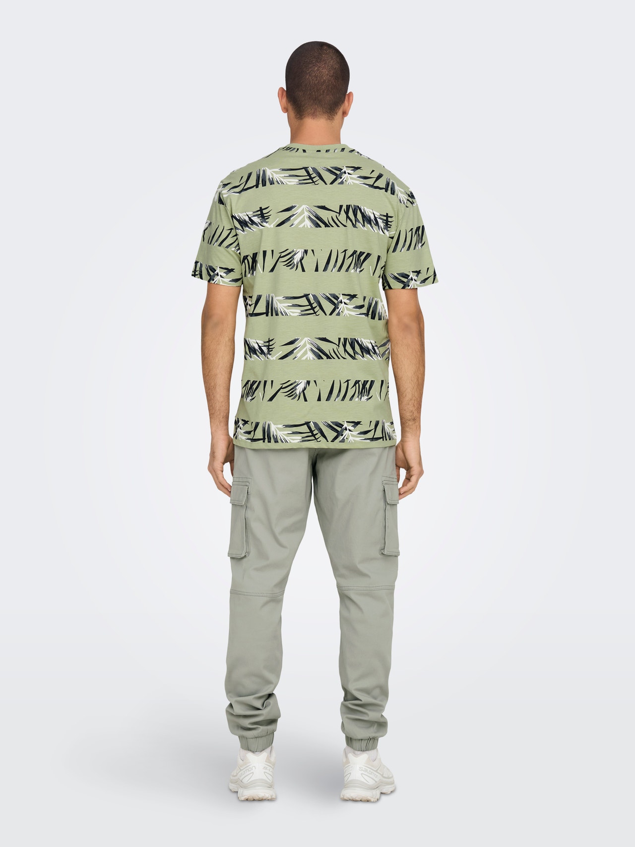 ONLY & SONS Normal geschnitten Rundhals T-Shirt -Alfalfa - 22024773