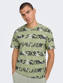 ONLY & SONS Regular fit O-hals T-shirts -Alfalfa - 22024773