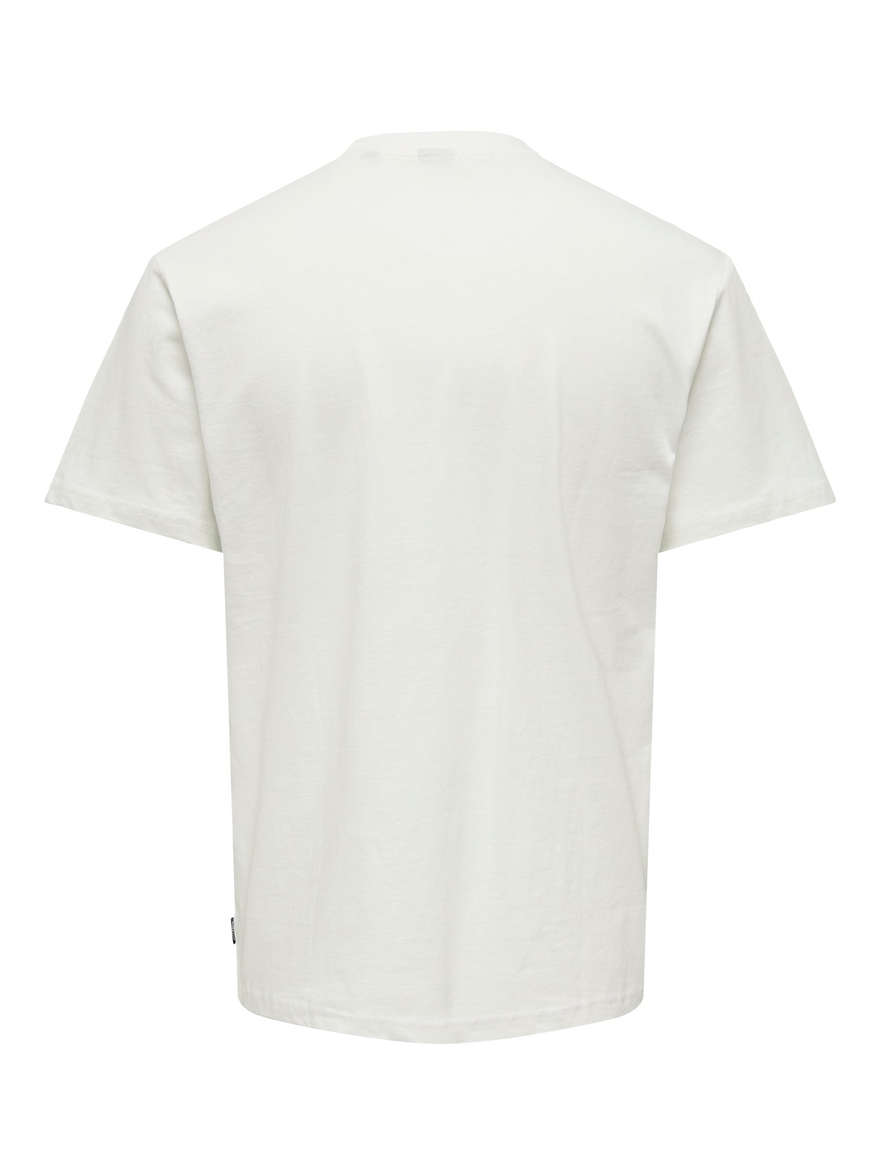 ONLY & SONS Camisetas Corte regular Cuello redondo -Cloud Dancer - 22024803