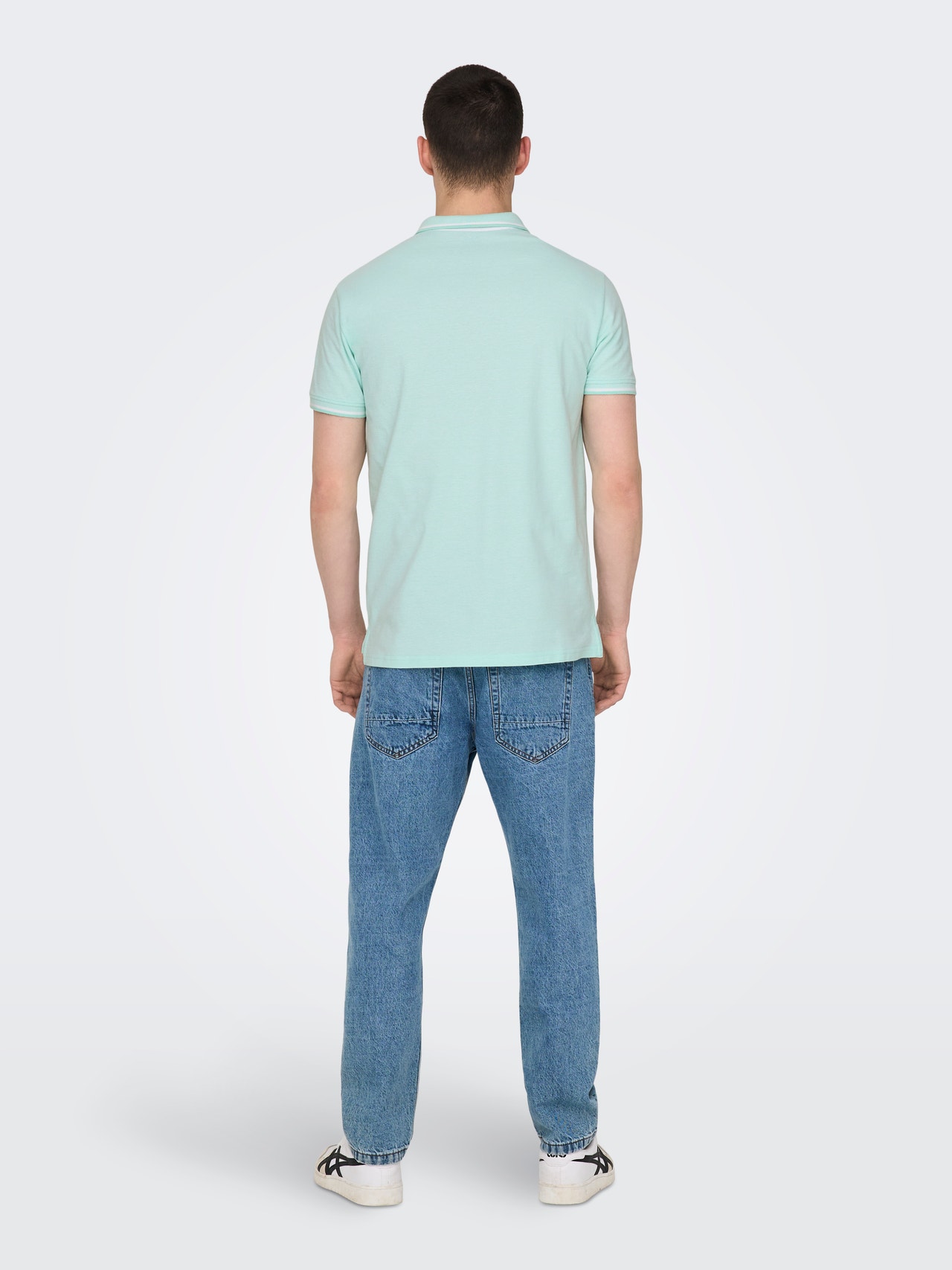 ONLY & SONS ONSFLETCHER Polo -Yucca - 22024827