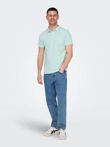 ONLY & SONS ONSFLETCHER Polo -Yucca - 22024827