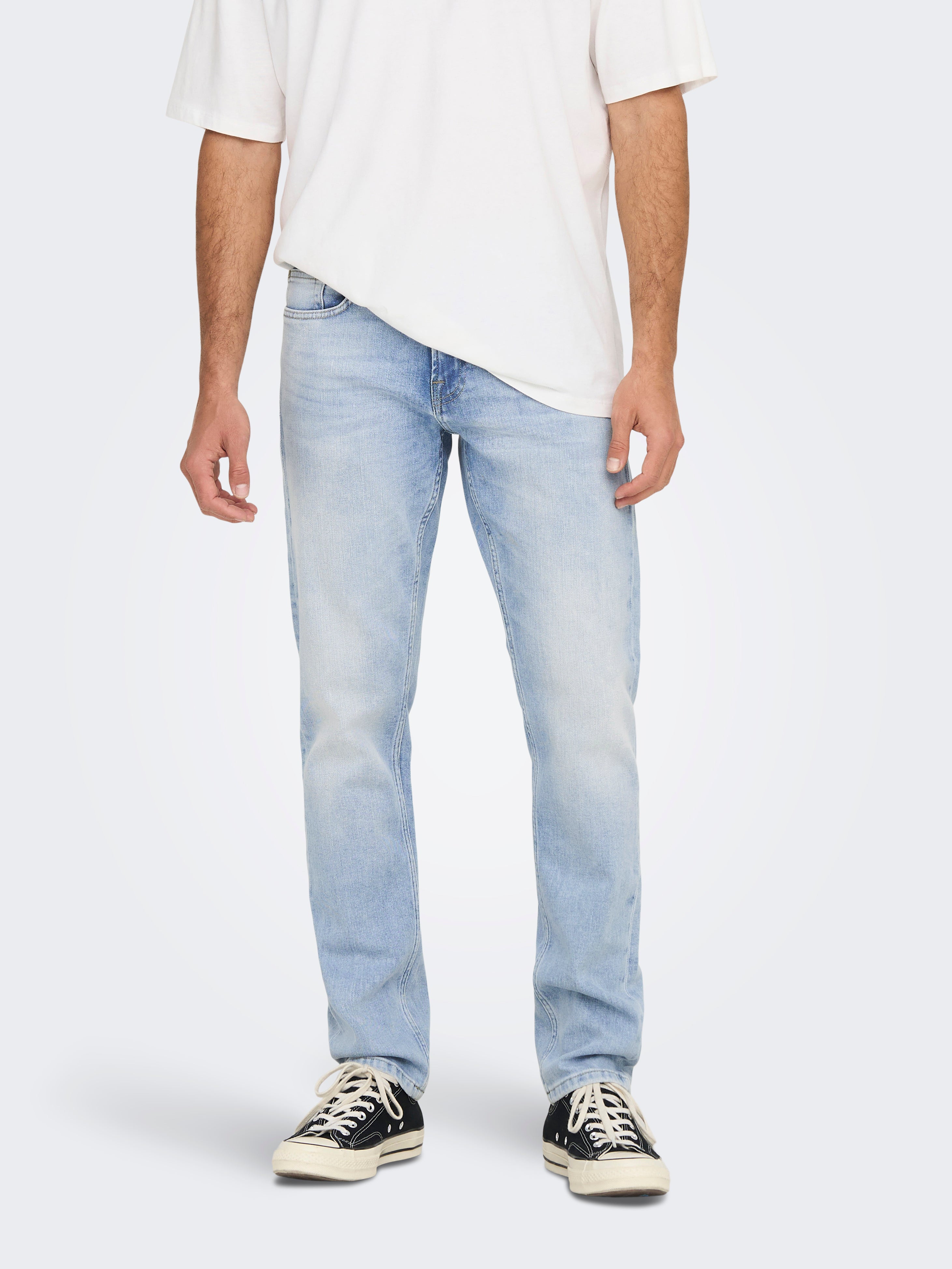 Onsweft Mittlere Taille Normal Geschnitten Jeans