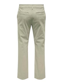 ONLY & SONS Loose Fit Mid rise Trousers -Vintage Khaki - 22024894