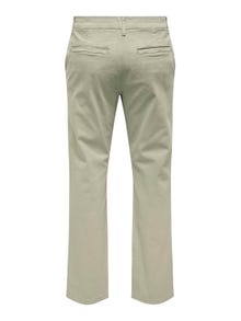 ONLY & SONS Pantalons Loose Fit Taille moyenne -Vintage Khaki - 22024894